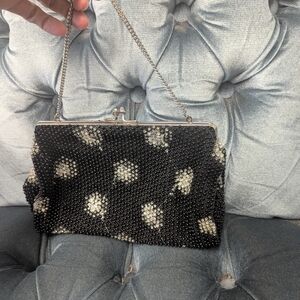 Vintage Lumured Corde Bead Classic Bag